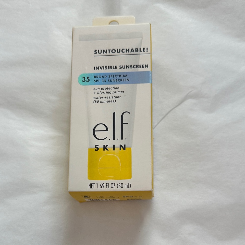 Elf  SUNT0UCHABLE! Invisible Sunscreen SPF 35 - NWT